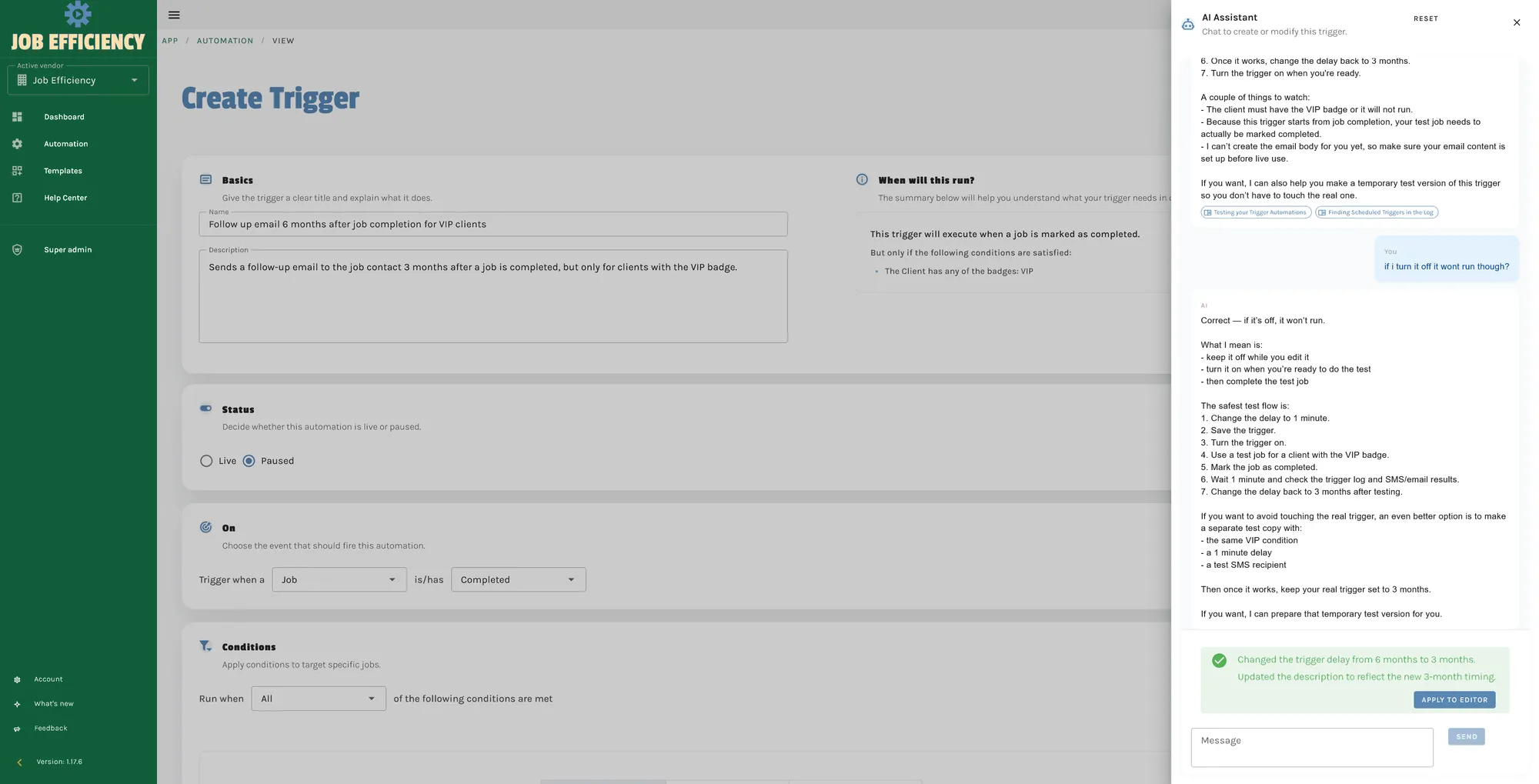 Implementing AI in Our App: A Journey to Job Efficiency Banner